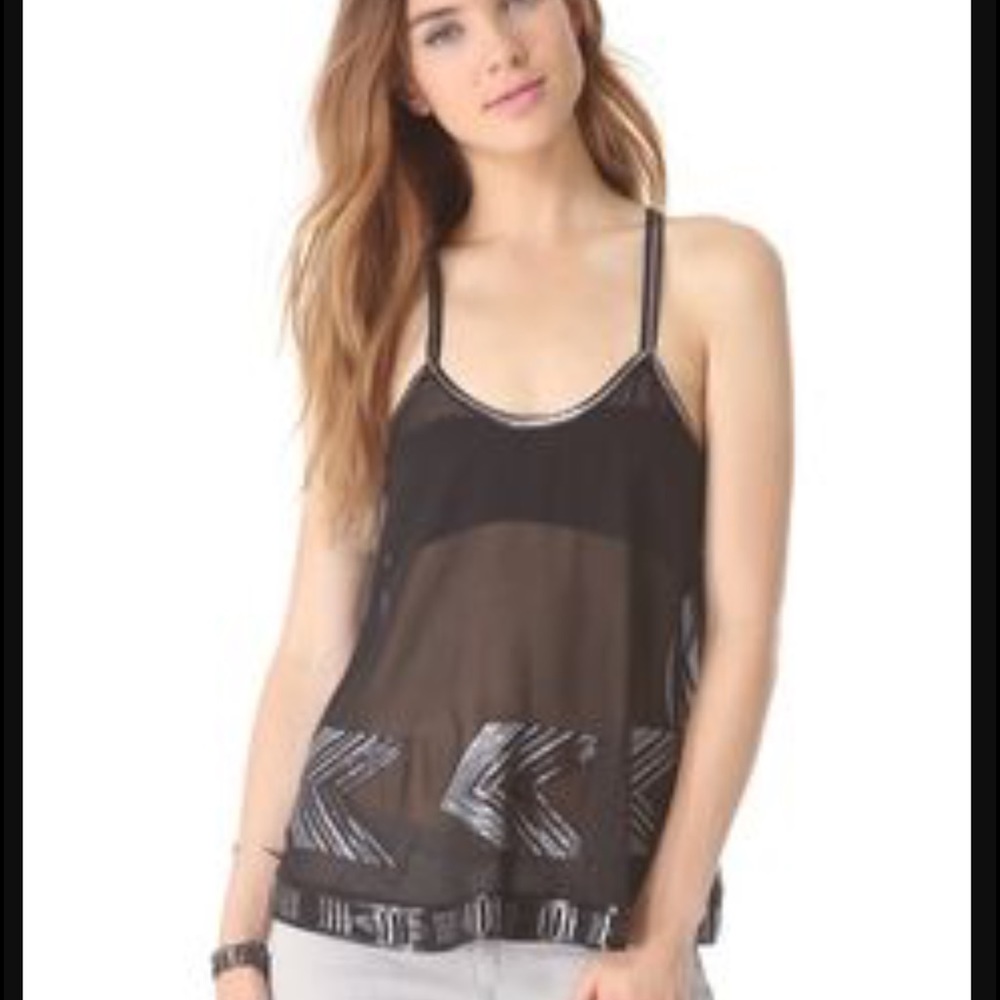 Bb Dakota Moya Fletcher Sequined top NWOT M